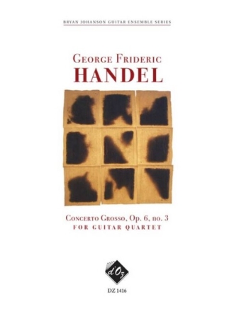 Concerto grosso op.6,3 for 4 guitars score and parts