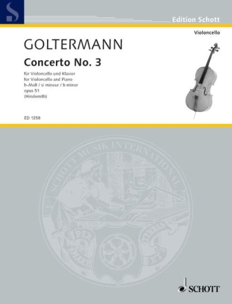 Concerto h-Moll Nr.3 op.51 f�r Violoncello und Klavier