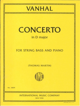 Concerto in D Major for double bass and piano