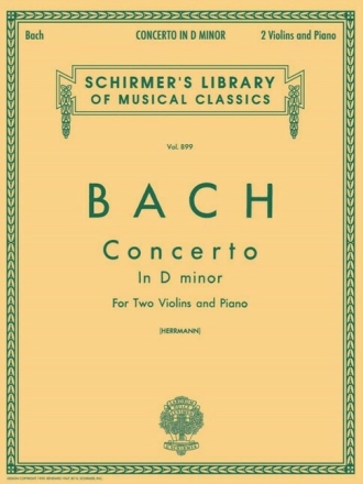 Concerto in d minor for 2 violins and piano