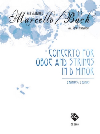 Concerto in d Minor for Oboe and Strings for 2 guitars score and parts