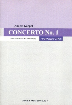Concerto no.1 for marimba and orchestra for marimba and piano
