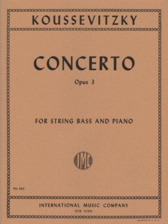 Concerto op.3 for double bass and piano