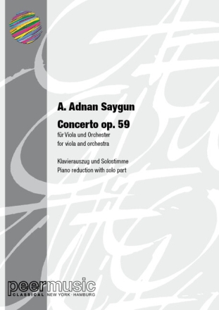 Concerto op.59 for viola and orchestra piano reduction