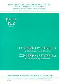 Concerto pastorella f�r Violine, Streichorchester und Bc Partitur  (= Cembalo / Klavier)