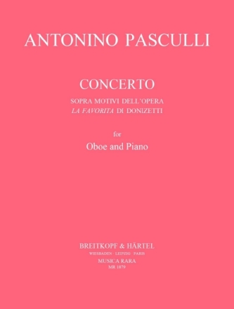 Concerto sopra motivi dell'opera La Favorita di Donizetti for oboe and piano