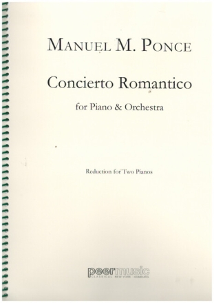 Concierto Romantico for piano and orchestra reduction for two pianos