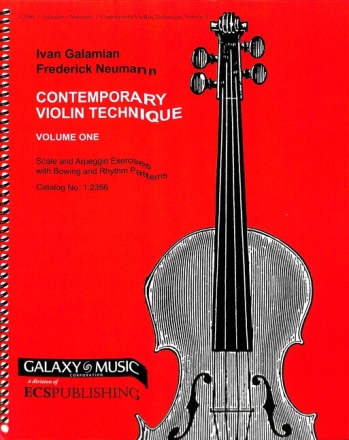 Contemporary Violin Technique - volume 1 (parts 1+2) for violin
