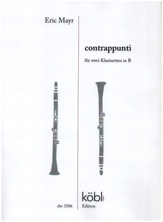 contrappunti f�r 2 Klarinetten 2 Spielpartituren
