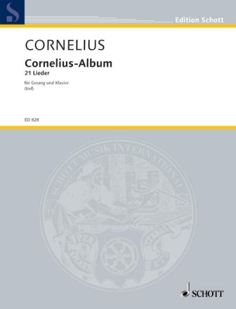 Cornelius-Album f�r Singstimme und Klavier