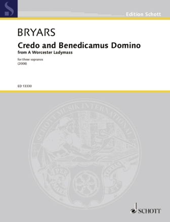 Credo  and  Benedicamus Domino for 3 sopranos score
