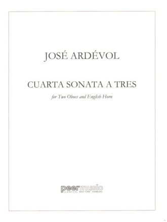 Cuarta Sonata a Tres for 2 oboes and English horn score and parts
