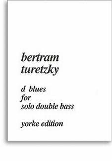 D Blues for solo double bass