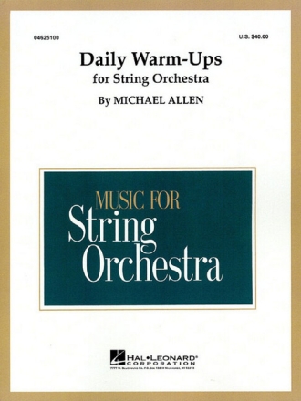 Daily Warm-Ups for string orchestra score and parts