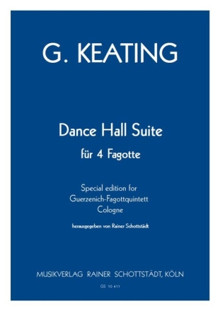 Dance Hall Suite f�r 4 Fagotte Partitur und Stimmen