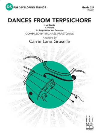 Dances from Terpsichore for string orchestra score and parts