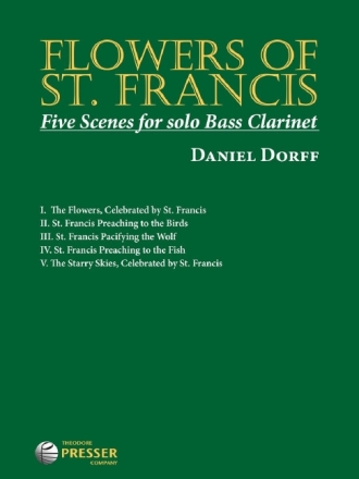 Daniel Dorff Flowers of St. Francis Bass-Klarinette Solostimme