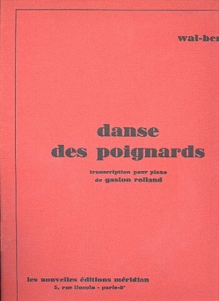 Danse des Poignards pour piano