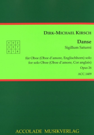 Danse op.26 f�r Oboe (Oboe d'amore/Englischhorn)