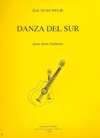 Danza del sur pour 2 guitares, partition et parties
