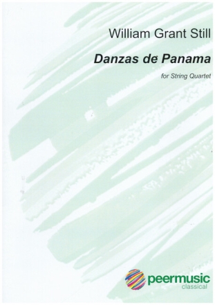 Danzas de Panama for string quartet score