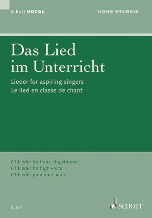 Das Lied im Unterricht f�r Gesang (hoch) und Klavier