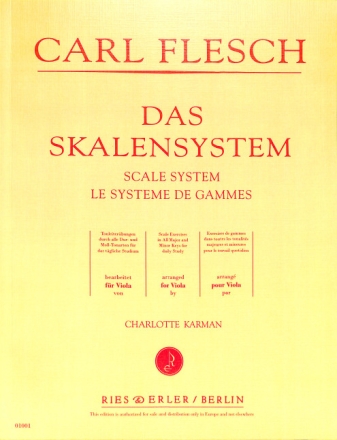 Das Skalensystem f�r Viola