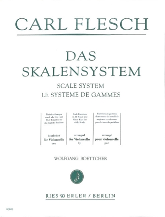 Das Skalensystem f�r Violoncello