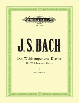 Das wohltemperierte Klavier Teil 1 BWV846-869 f�r Klavier