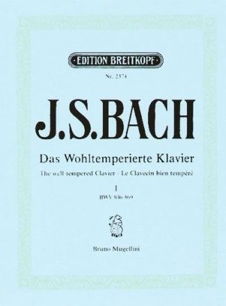 Das Wohltemperierte Klavier Teil 1 BWV846-869 f�r Klavier