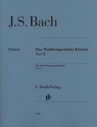 Das Wohltemperierte Klavier Teil 2 ohne Fingers�tze