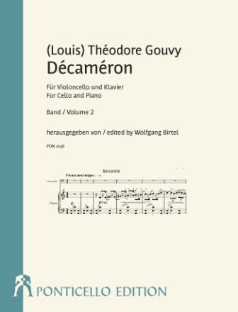 D�cameron op.28 Band 2 (Nr.6-10) f�r Violoncello und Klavier