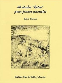 DECREPT Sylvie Etudes r�tro (30) piano Partition