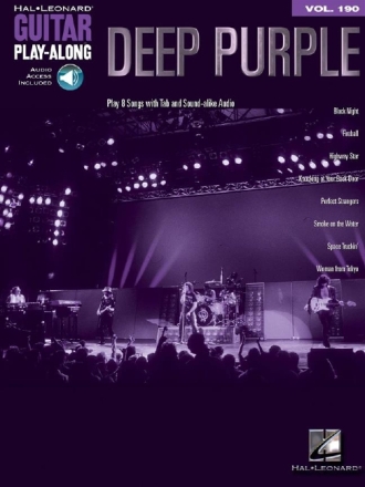 Deep Purple (+Online Audio) vocal/guitar/tab songbook