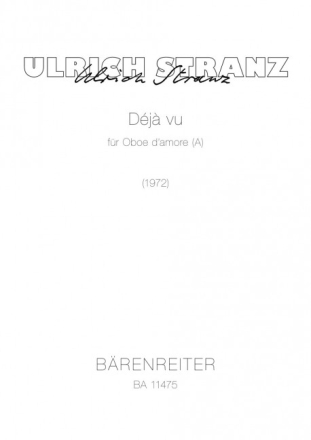 D�j� vu (1972) f�r Oboe d'amore in A