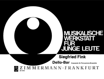 Dello-Bar - Crescendo f�r Percussions-Ensemble, 8-23 Spieler Partitur