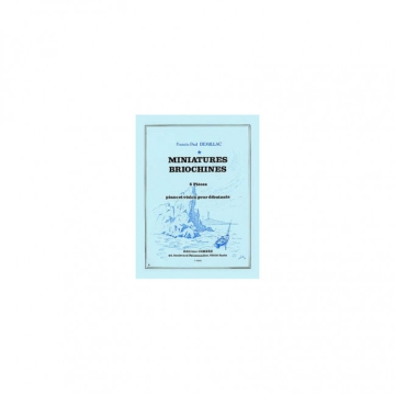 DEMILLAC Francis-Paul Miniatures briochines (5 pi�ces d�butantes) violon et piano Partition