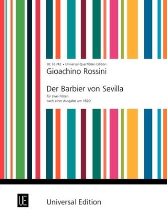 Der Barbier von Sevilla f�r 2 Fl�ten,  Spielpartitur