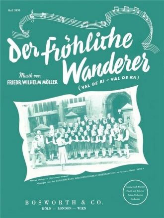 Der fr�hliche Wanderer f�r Klavier Mein Vater war ein Wandersmann
