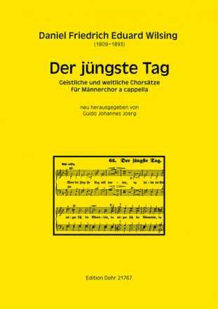 Der j�ngste Tag f�r M�nnerchor a cappella Partitur