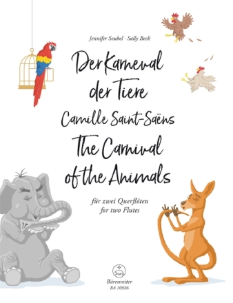 Der Karneval der Tiere f�r 2 Fl�ten Spielpartitur