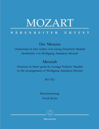 Der Messias Oratorium in drei Teilen Klavierauszug