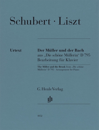Der M�ller und der Bach aus 'Die sch�ne M�llerin' D 795  f�r Klavier zu zwei H�nden