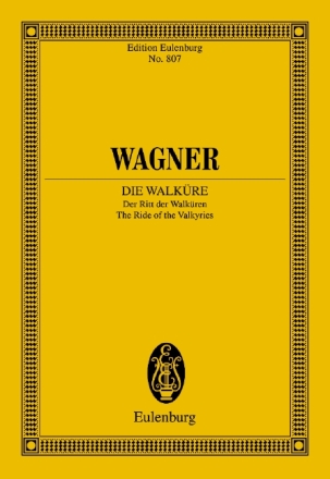 Der Ritt der Walk�ren   aus Die Walk�re f�r Orchester Studienpartitur