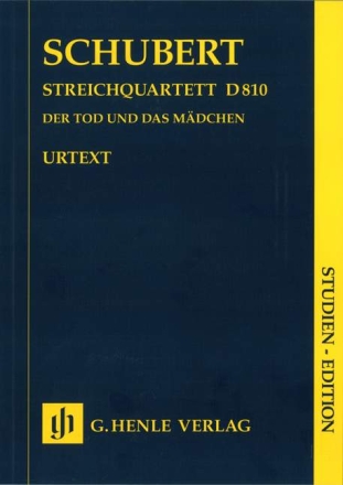 Der Tod und das M�dchen Streichquartett d-Moll D810 Studien Edition