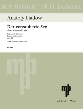 Der verzauberte See op.62 f�r Orchester Studienpartitur