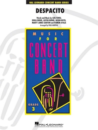 Despacito for concert band score and parts