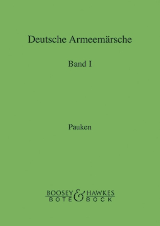 Deutsche Armeem�rsche Band 1 Pauken