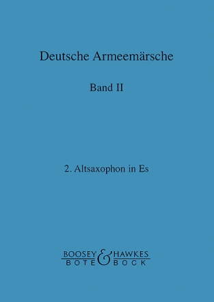 Deutsche Armeem�rsche Band 2 Altsaxophon 2 in Es