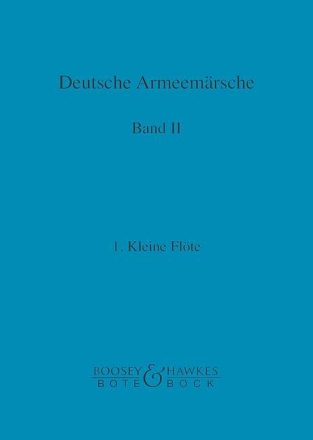 Deutsche Armeem�rsche Band 2 Kleine Fl�te 1